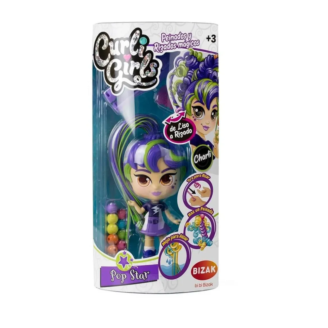 BIZAK CurliGirls - Pack Individual - Peinados y Rizados Mágicos (varios modelos)