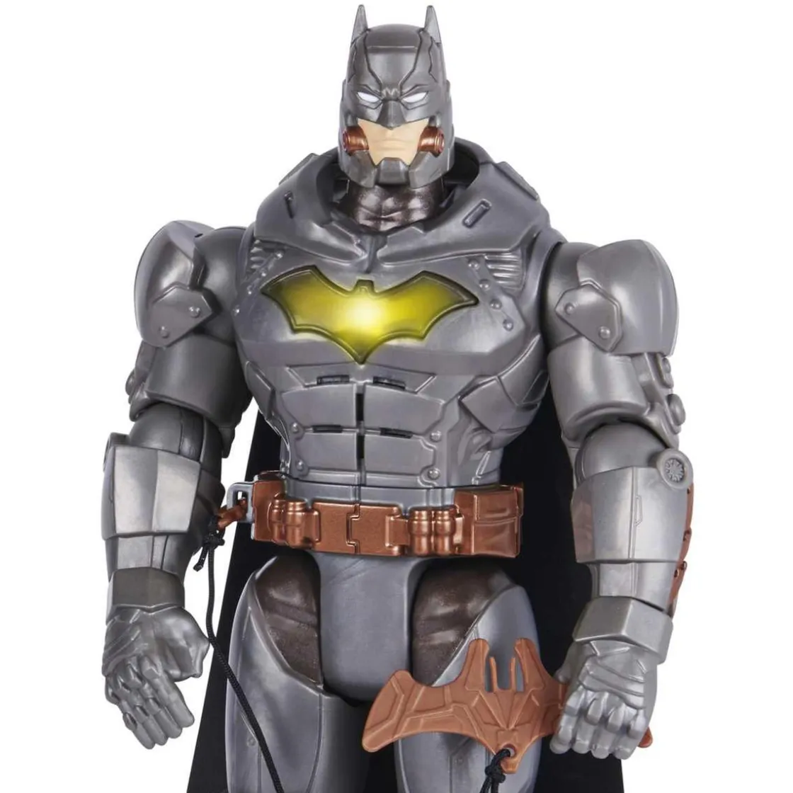 BATMAN DC Cómics - - Figura articulada electrónica 30 cm con accesorios y sonidos ㅤ* Figuras De Acción