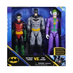 SPIN MASTER DC Cómics - Batman - Pack 3 Figuras Acción 30 cm* Figuras De Acción