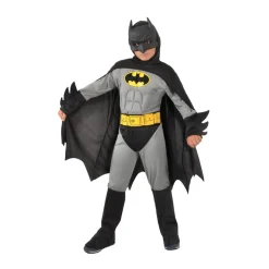 BATMAN DC Cómics - Disfraz gris con músculos 5-7 años