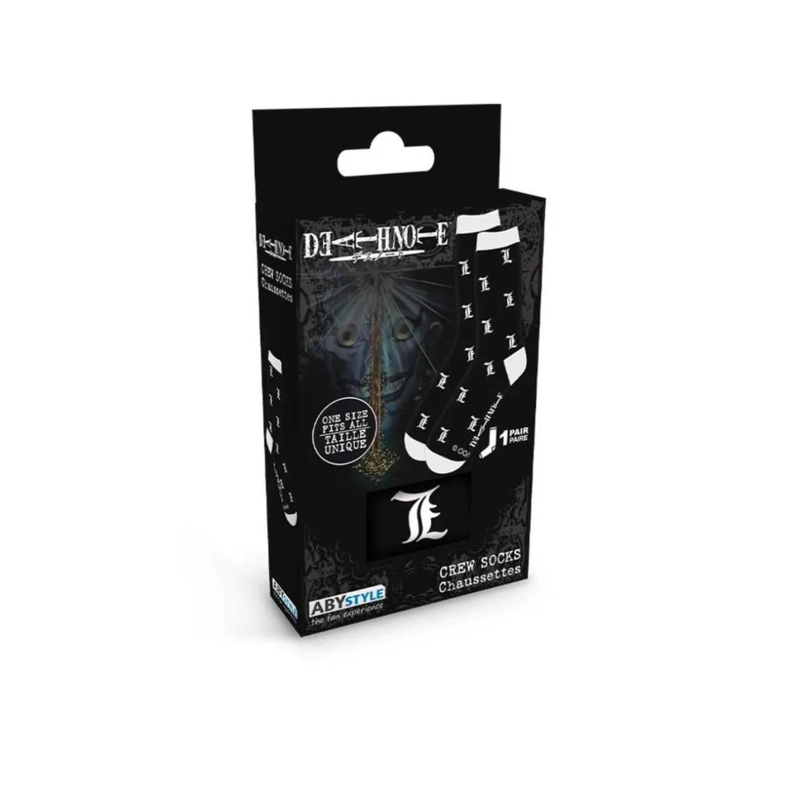 ABYSSE CORP Death Note - Par de calcetines (Talla 38-43)