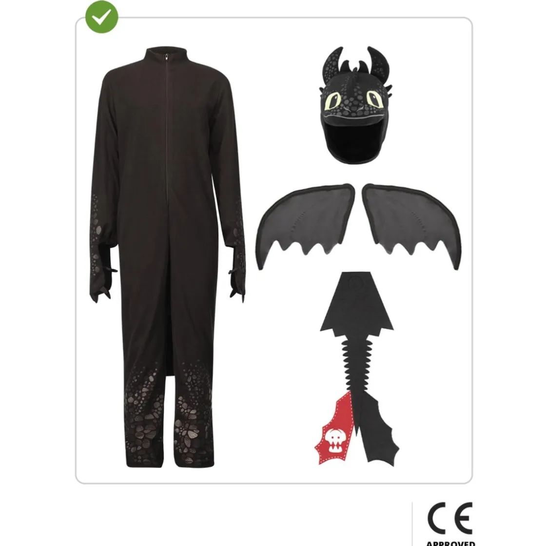 Funidelia Desdentado niño 7-9 años* Disfraces|Halloween