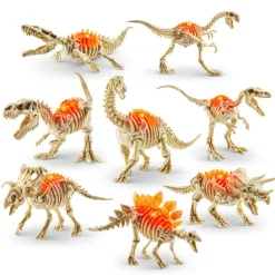 ZURU Dino Fossil Find! - Huevo sorpresa con mini fósil de dinosaurio (Varios modelos) ㅤ* Figuras De Acción