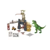TRUE HEROES Dino Valley - Fortaleza con torre y tiranosaurio