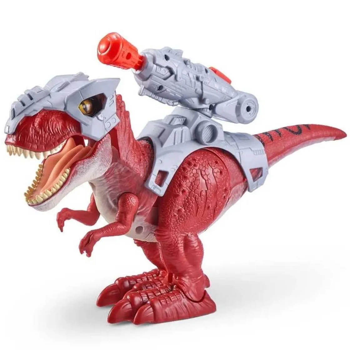 ZURU Dino Wars T-Rex electrónico con movimiento y lanzador ㅤ