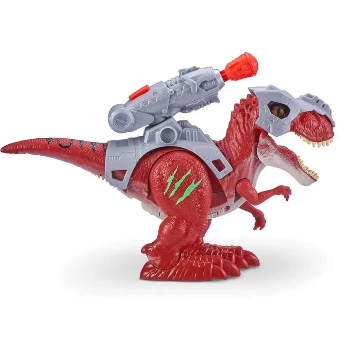 ZURU Dino Wars T-Rex electrónico con movimiento y lanzador ㅤ