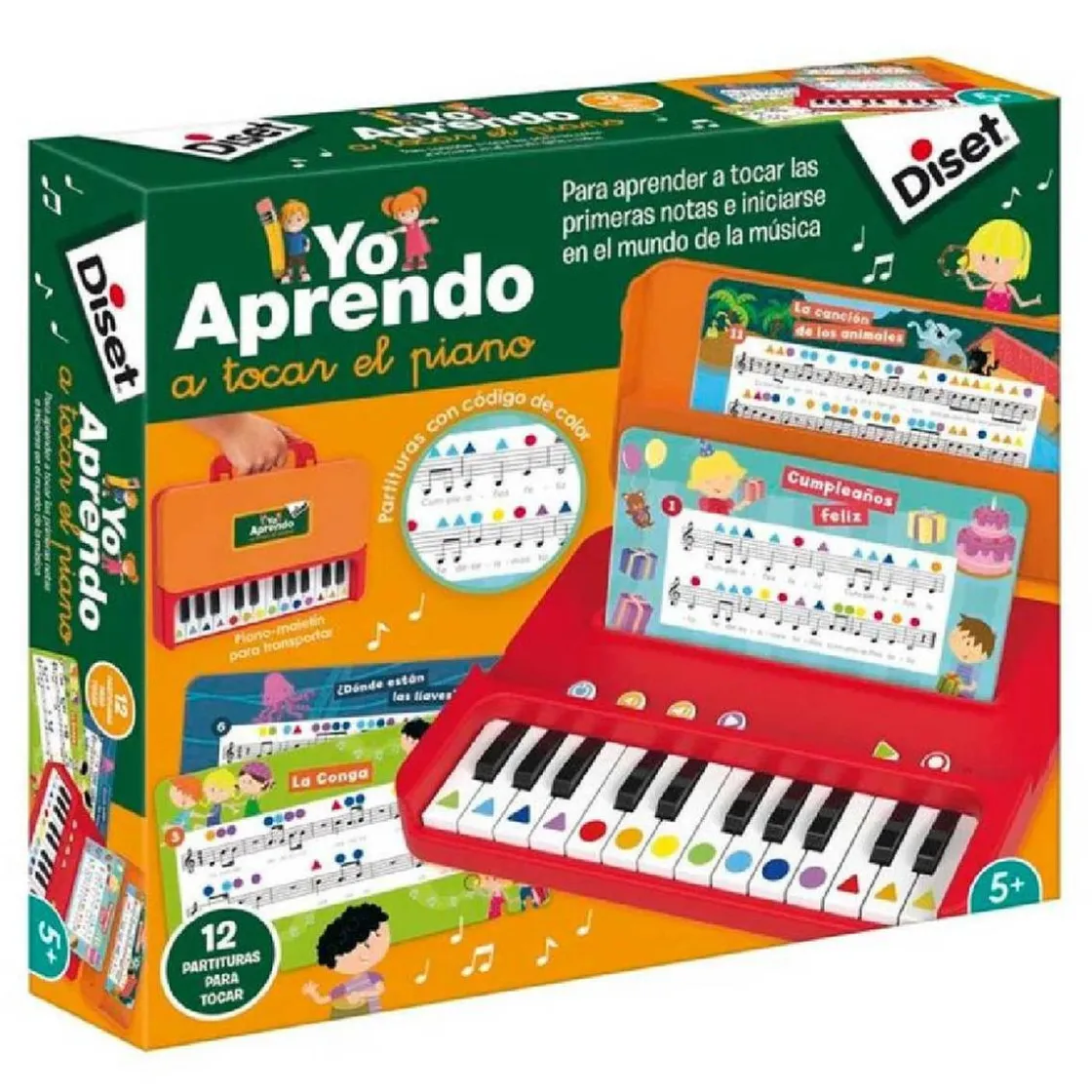 DISET - Yo aprendo a tocar el piano* Juguetes Educativos Y Libros|Juegos Y Puzzles