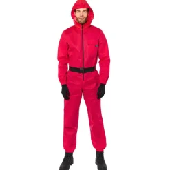 LIRAGRAM Disfraz adulto de Guardián de "El Juego del Calamar" - Talla L