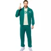 LIRAGRAM Disfraz adulto de jugador 456 de "El Juego del Calamar" - Talla L* Disfraces|Halloween