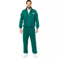 LIRAGRAM Disfraz adulto de jugador 456 de "El Juego del Calamar" - Talla L* Disfraces|Halloween