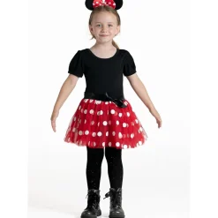 TOYS "R" US Disfraz Adulto en Rojo, Blanco y Negro XS ㅤ* Disfraces|Halloween