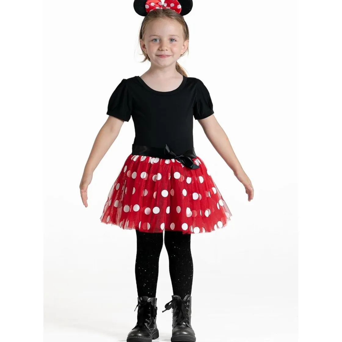 TOYS "R" US Disfraz Adulto en Rojo, Blanco y Negro XS ㅤ* Disfraces|Halloween