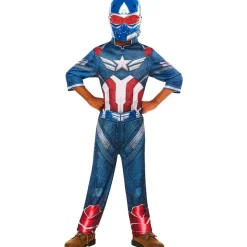 RUBIE'S Disfraz Capitán América Talla M (7-8 años / 122-128 cm)