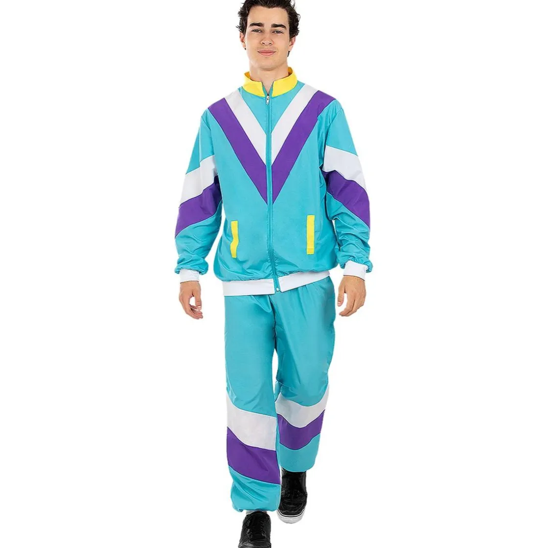 Funidelia Disfraz chándal de los Años 80 para adulto S-M