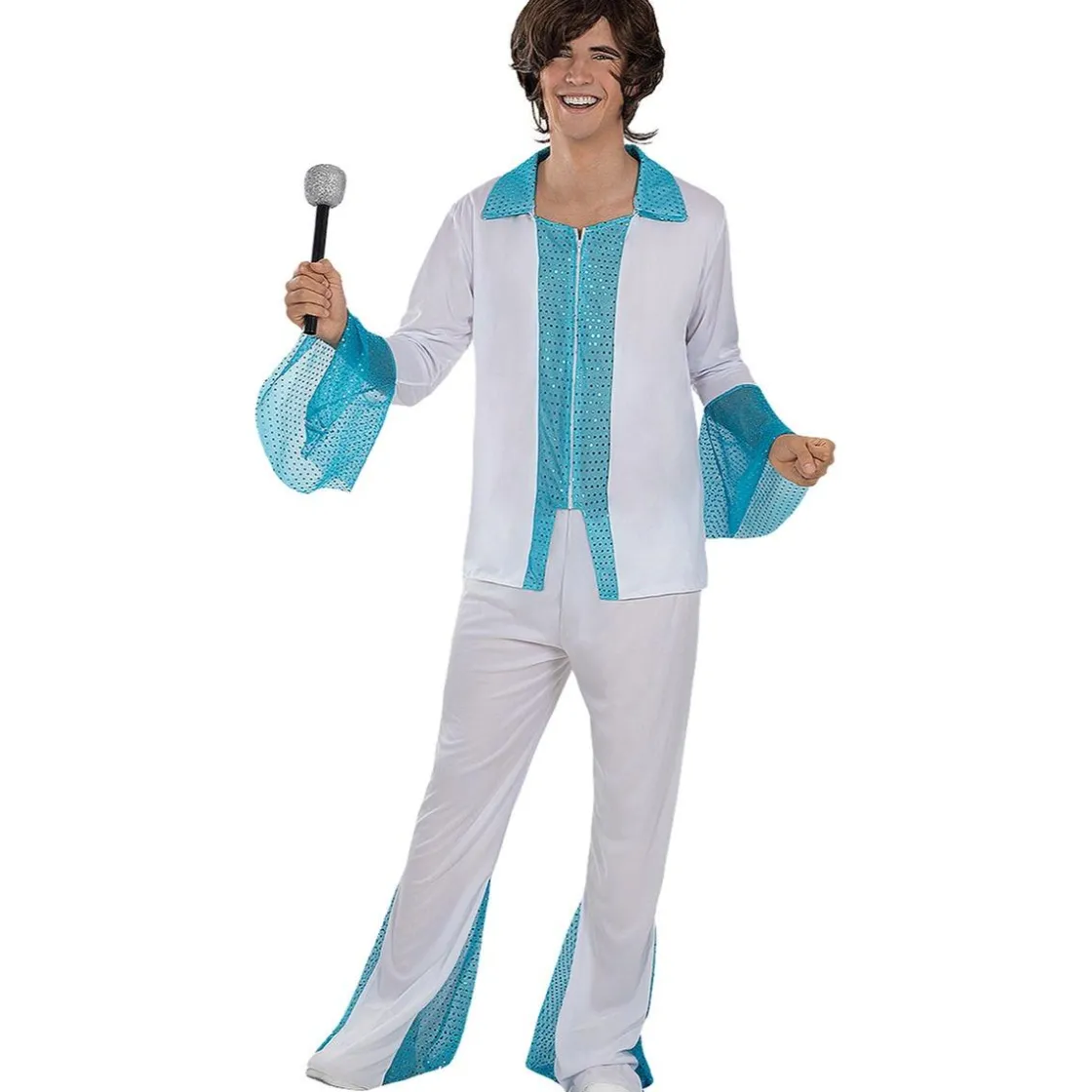 Funidelia Disfraz de Abba para hombre XXL* Disfraces|Halloween