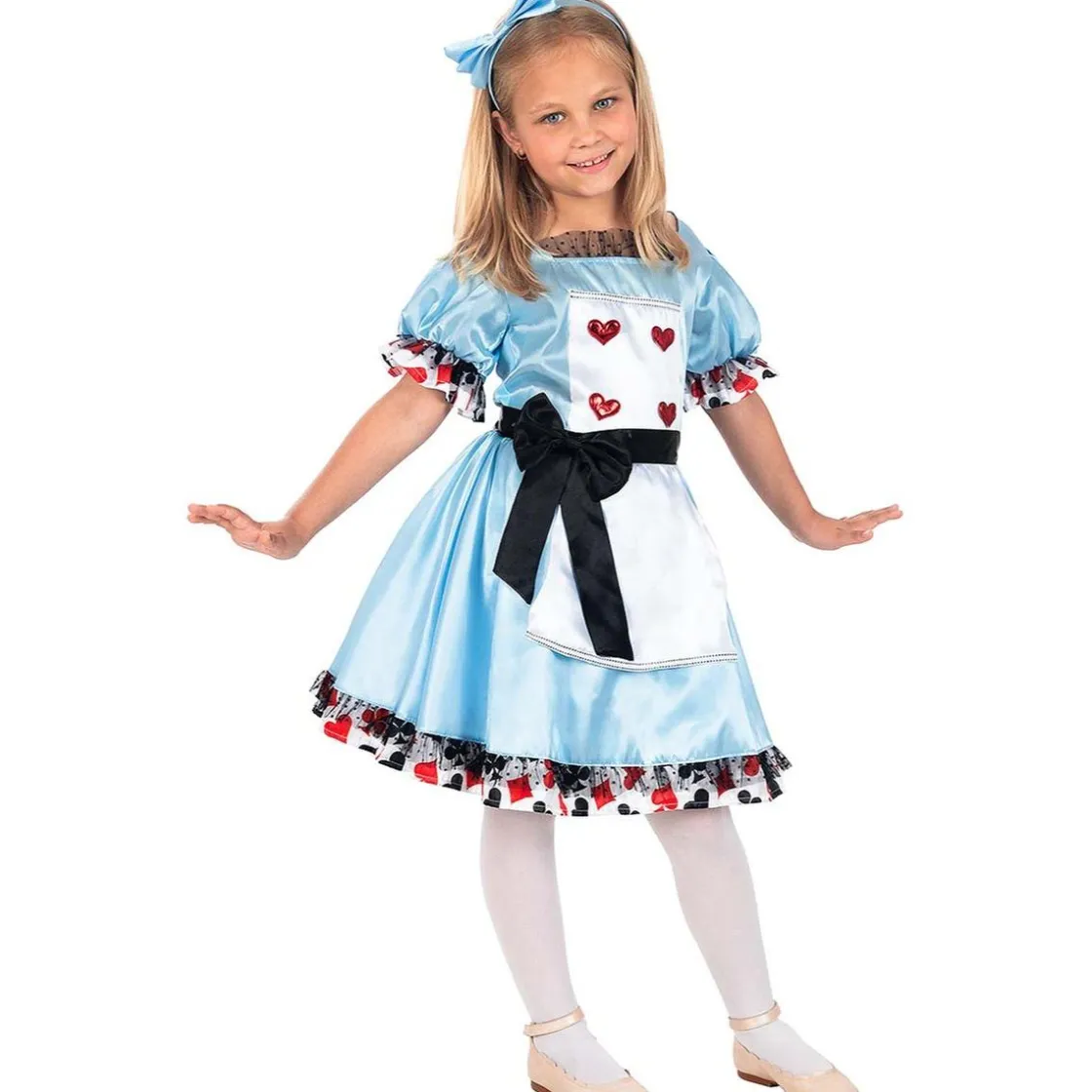 Funidelia Disfraz de Alicia Deluxe para niña 7-9 años