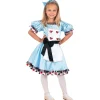Funidelia Disfraz de Alicia Deluxe para niña 5-6 años* Disfraces|Halloween