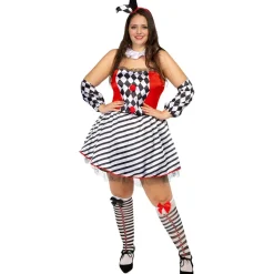 Funidelia Disfraz de Arlequín para mujer XXL* Disfraces|Halloween