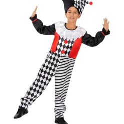 Funidelia Disfraz de arlequín para niño 5-6 años* Disfraces|Halloween