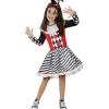 Funidelia Disfraz de Arlequín para niña 3-4 años* Halloween|Disfraces