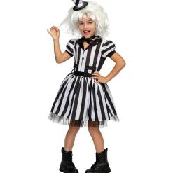 Funidelia Disfraz de Beetlejuice niña 10-12 años* Disfraces|Halloween