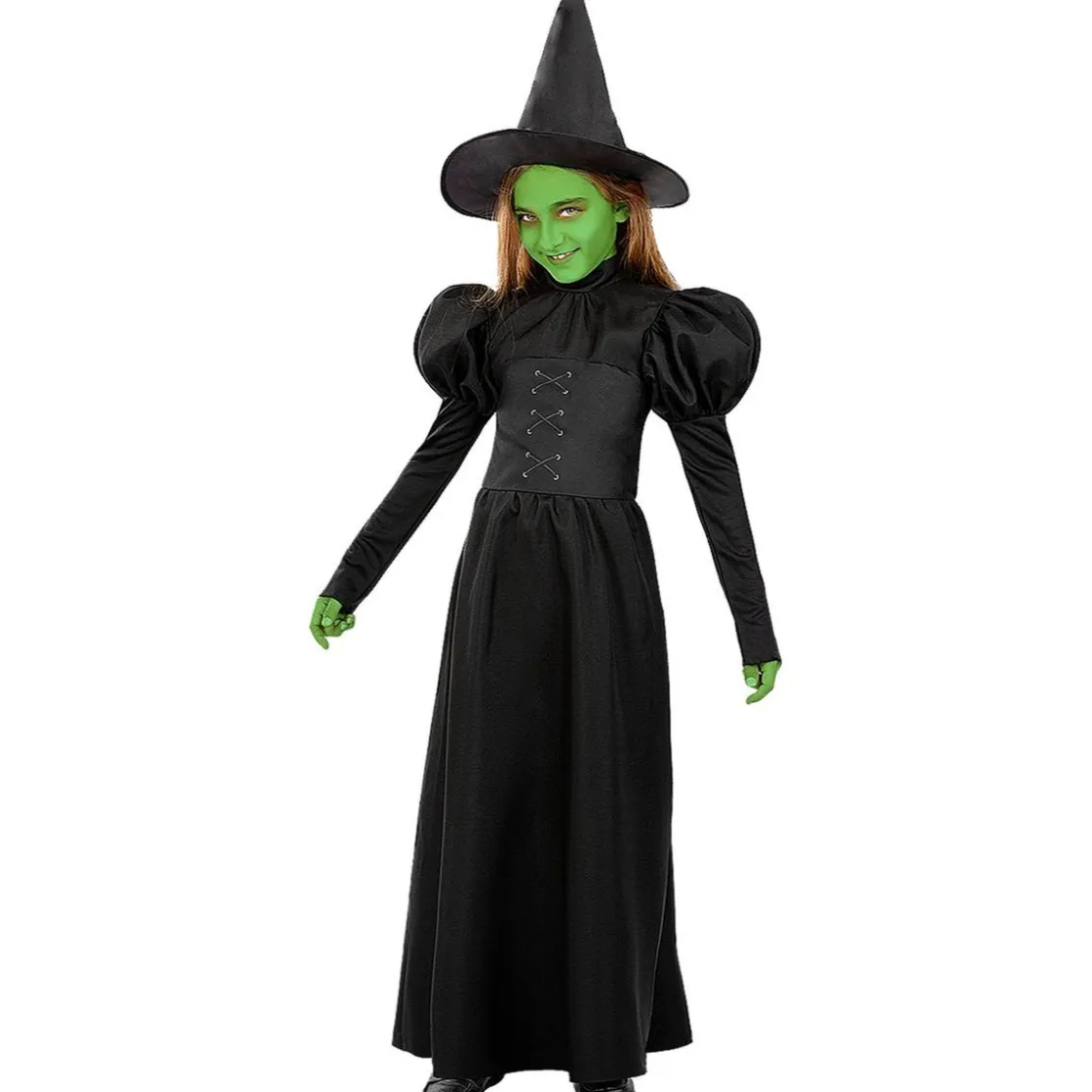 Funidelia Disfraz de Bruja Mala del Oeste para niña - El Mago de Oz 10-12 años* Disfraces|Halloween