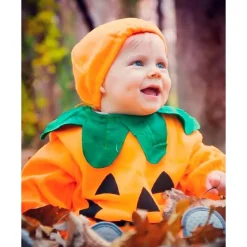 Funidelia Disfraz de Calabaza para Bebé (69-80 cm)* Disfraces|Halloween