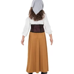 Funidelia Disfraz de campesina medieval para niña 3-4 años