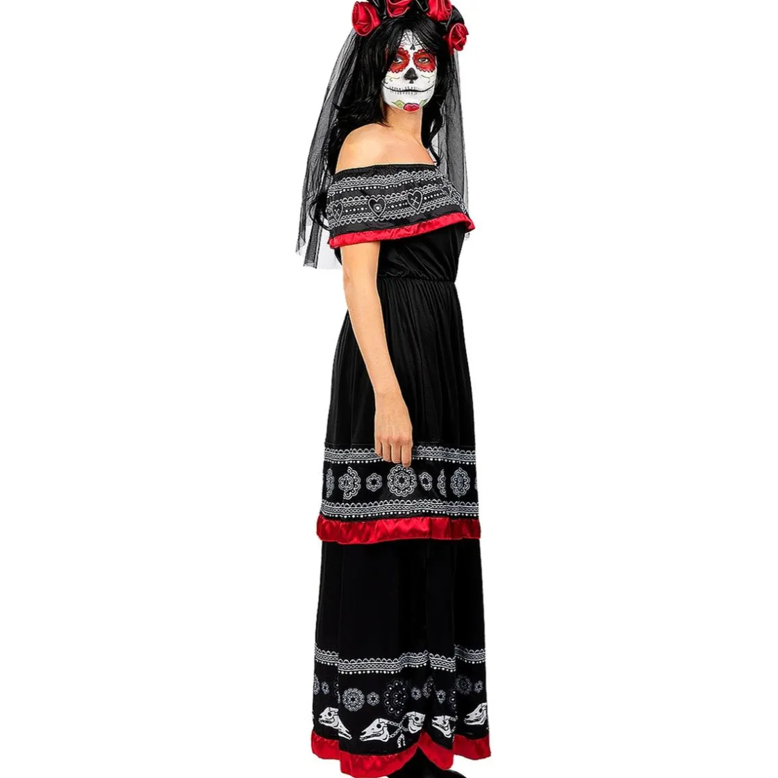 Funidelia Disfraz de Catrina mujer XL* Disfraces|Halloween