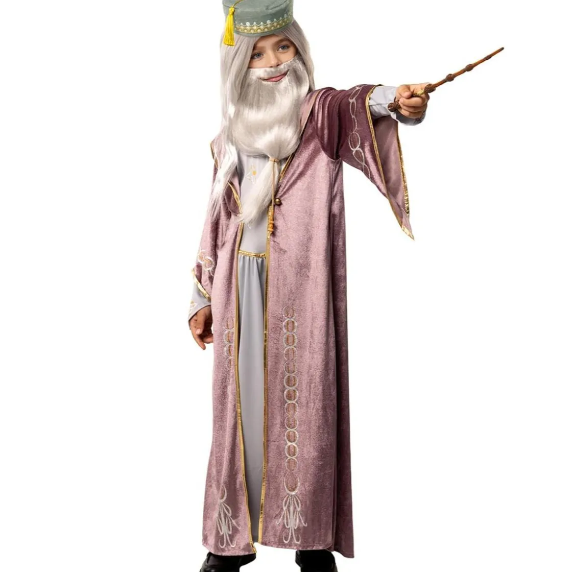 Funidelia Disfraz de Dumbledore Harry Potter para niños 10-12 años* Disfraces|Halloween