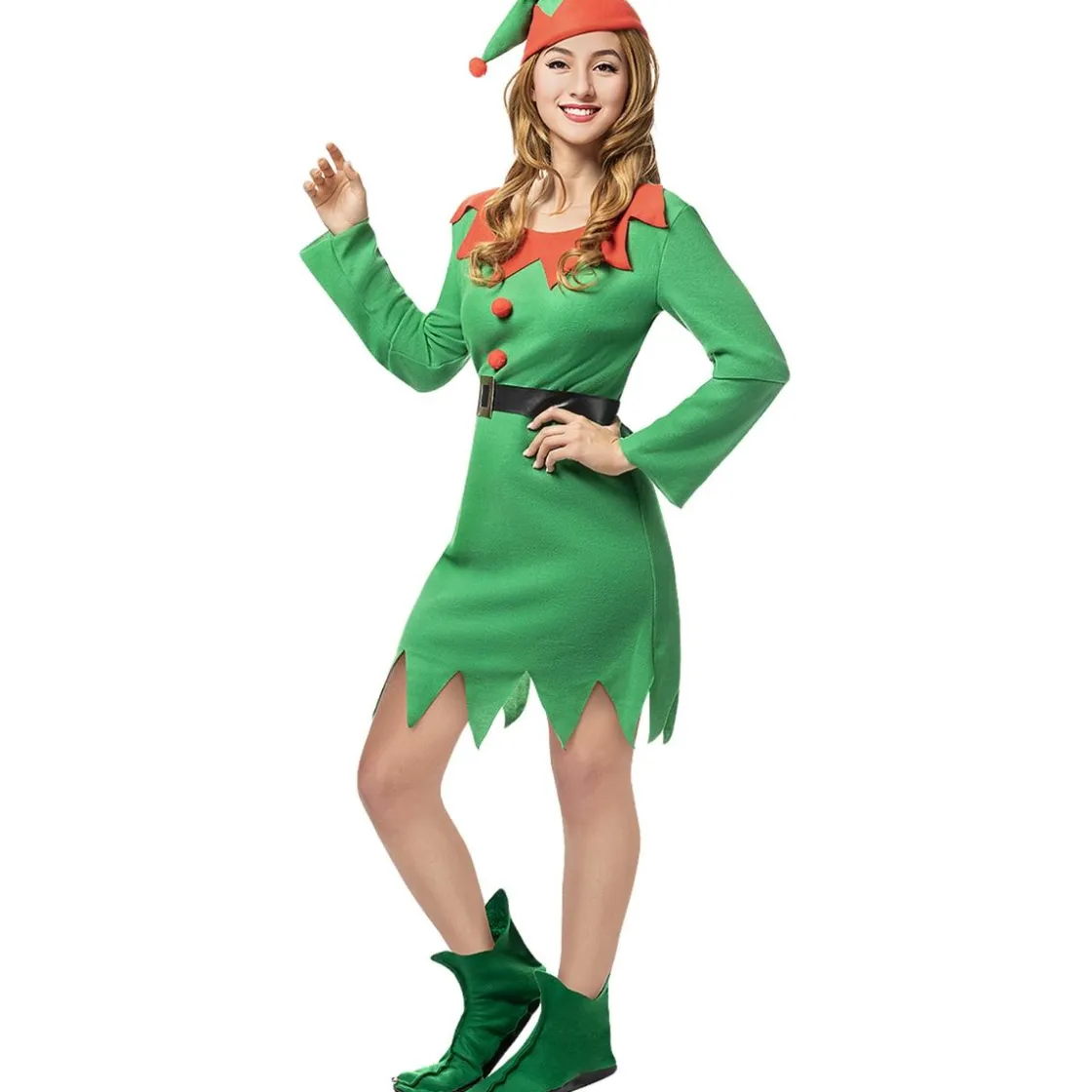 Funidelia Disfraz de elfa duende mujer S