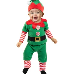 Funidelia Disfraz de elfo navideño bebé 6-12 meses