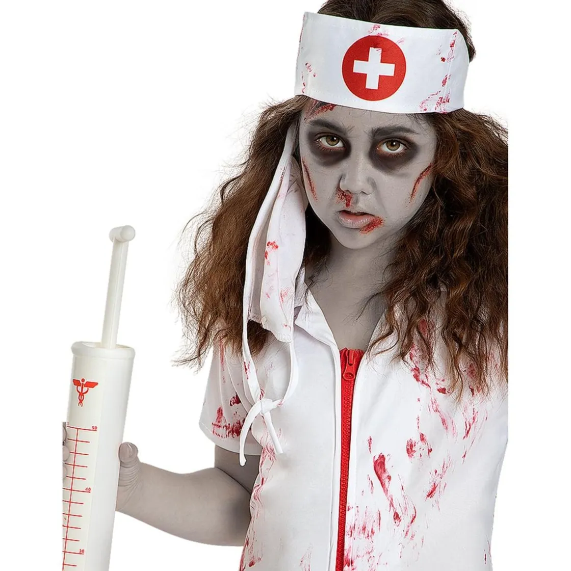 Funidelia Disfraz de enfermera zombie niña 3-4 años