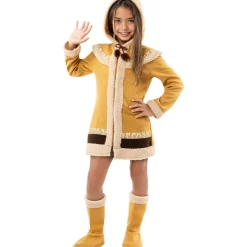 Funidelia Disfraz de esquimal para niña 3-4 años* Disfraces|Halloween