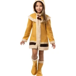 Funidelia Disfraz de esquimal para niña 3-4 años* Disfraces|Halloween