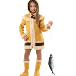 Funidelia Disfraz de esquimal para niña 5-6 años