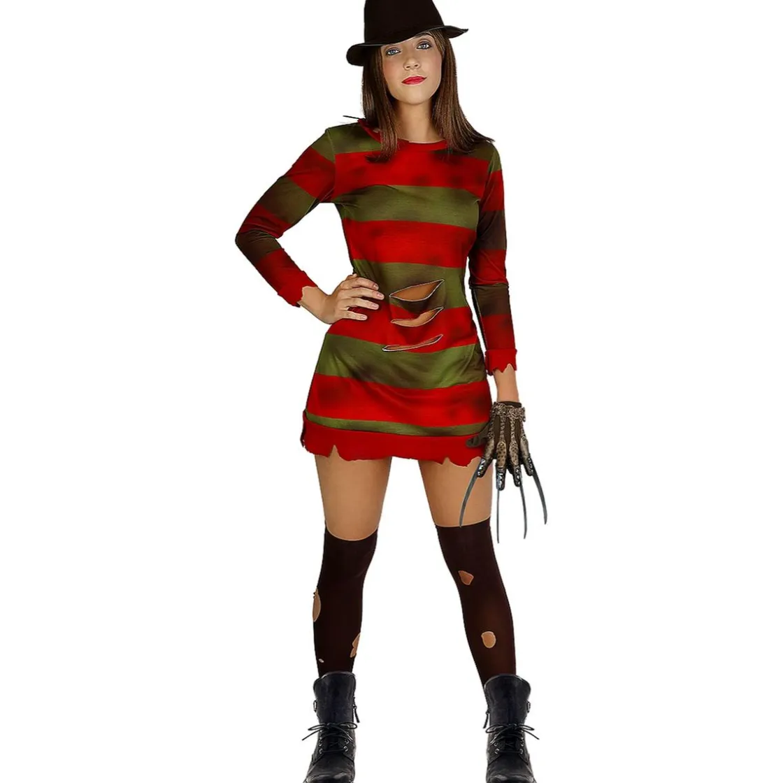 Funidelia Disfraz de Freddy Krueger mujer M Pesadilla en Elm Street