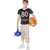 Funidelia Disfraz de fútbol americano musculoso para niño 5-6 años* Halloween|Disfraces