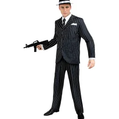 Funidelia Disfraz de gangster negro años 20 XXL* Disfraces|Halloween