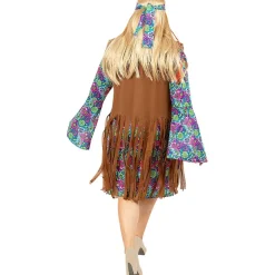 Funidelia Disfraz de hippie para mujer XXL