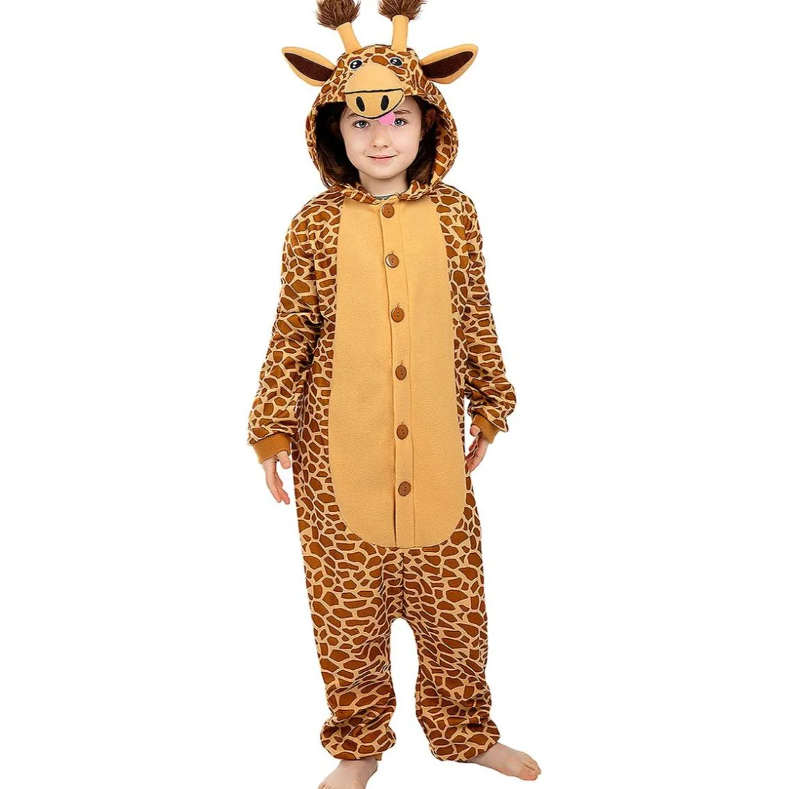Funidelia Disfraz de jirafa onesie para niños 7-9 años* Halloween|Disfraces