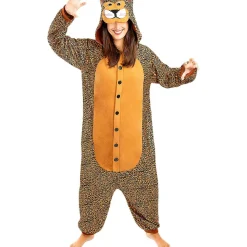 Funidelia Disfraz de leopardo onesie para adulto L-XL* Halloween|Disfraces