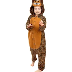 Funidelia Disfraz de leopardo onesie para niños 5-6 años* Halloween|Disfraces