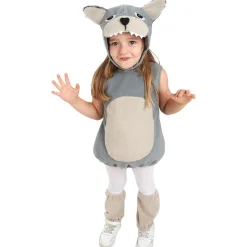 Funidelia Disfraz de lobo peluche niño 2-3 años* Halloween|Disfraces
