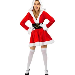 Funidelia Disfraz de Mamá Noel Deluxe mujer S* Disfraces|Halloween