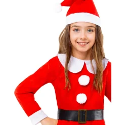Funidelia Disfraz de Mamá Noel niña 10-12 años