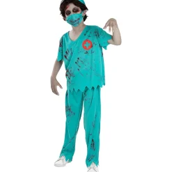 Funidelia Disfraz de médico zombie niño 7-9 años* Disfraces|Halloween