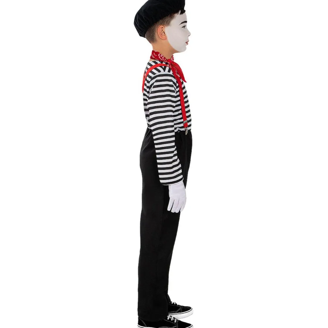 Funidelia Disfraz de mimo para niño 10-12 años* Disfraces|Halloween