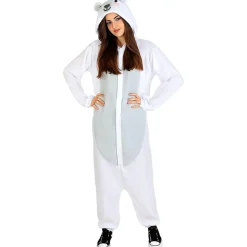 Funidelia Disfraz de oso polar onesie para adulto L-XL* Halloween|Disfraces