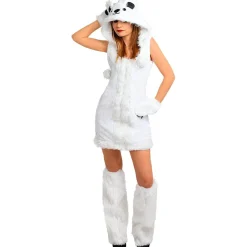 Funidelia Disfraz de oso polar para mujer M* Disfraces|Halloween